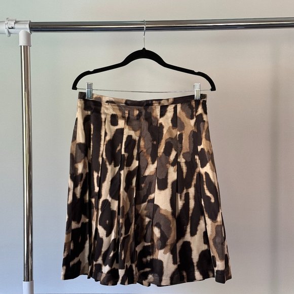 Max Mara Weekend Silk Pleated Skirt